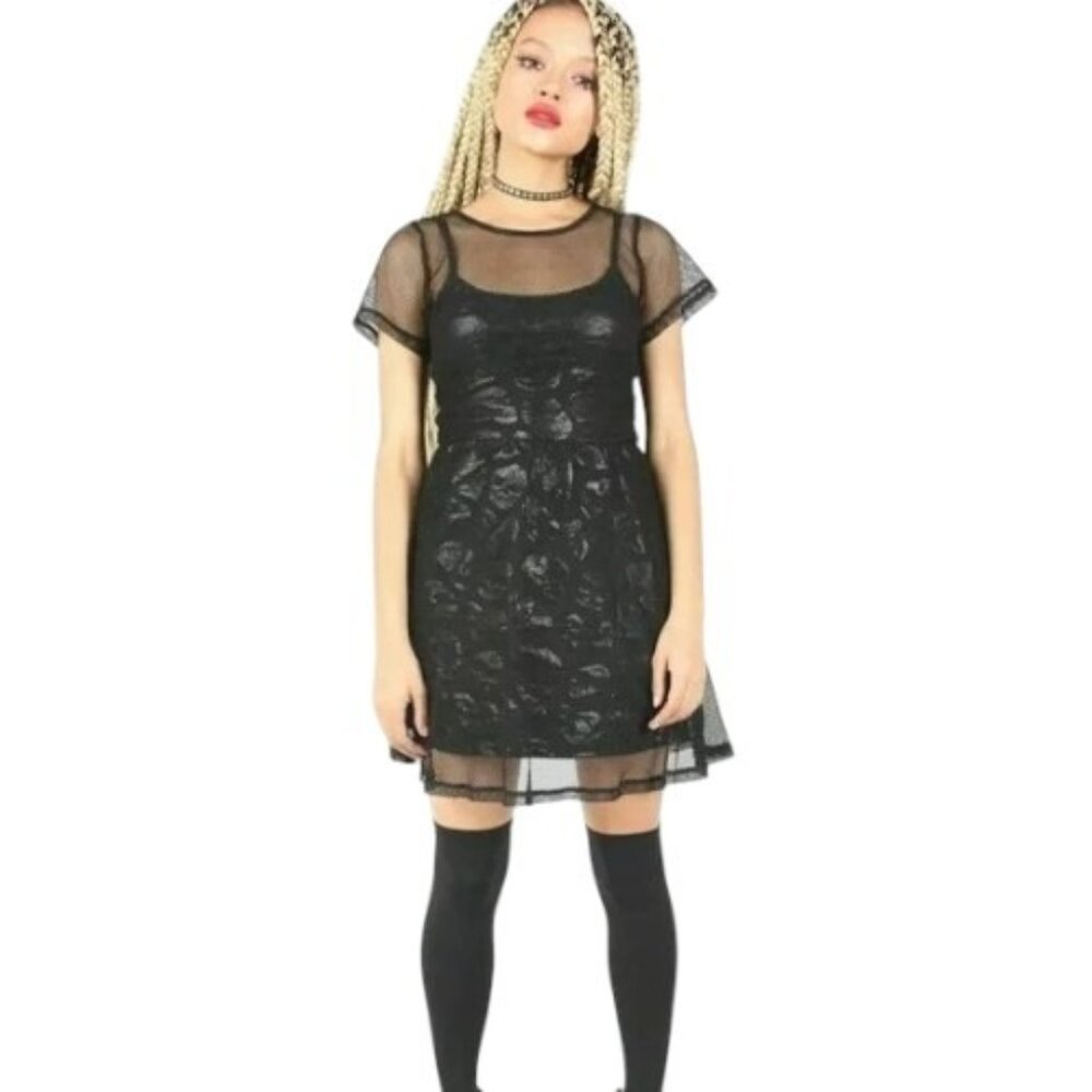 NWT Iron Fist Skullz Club Mesh Dress